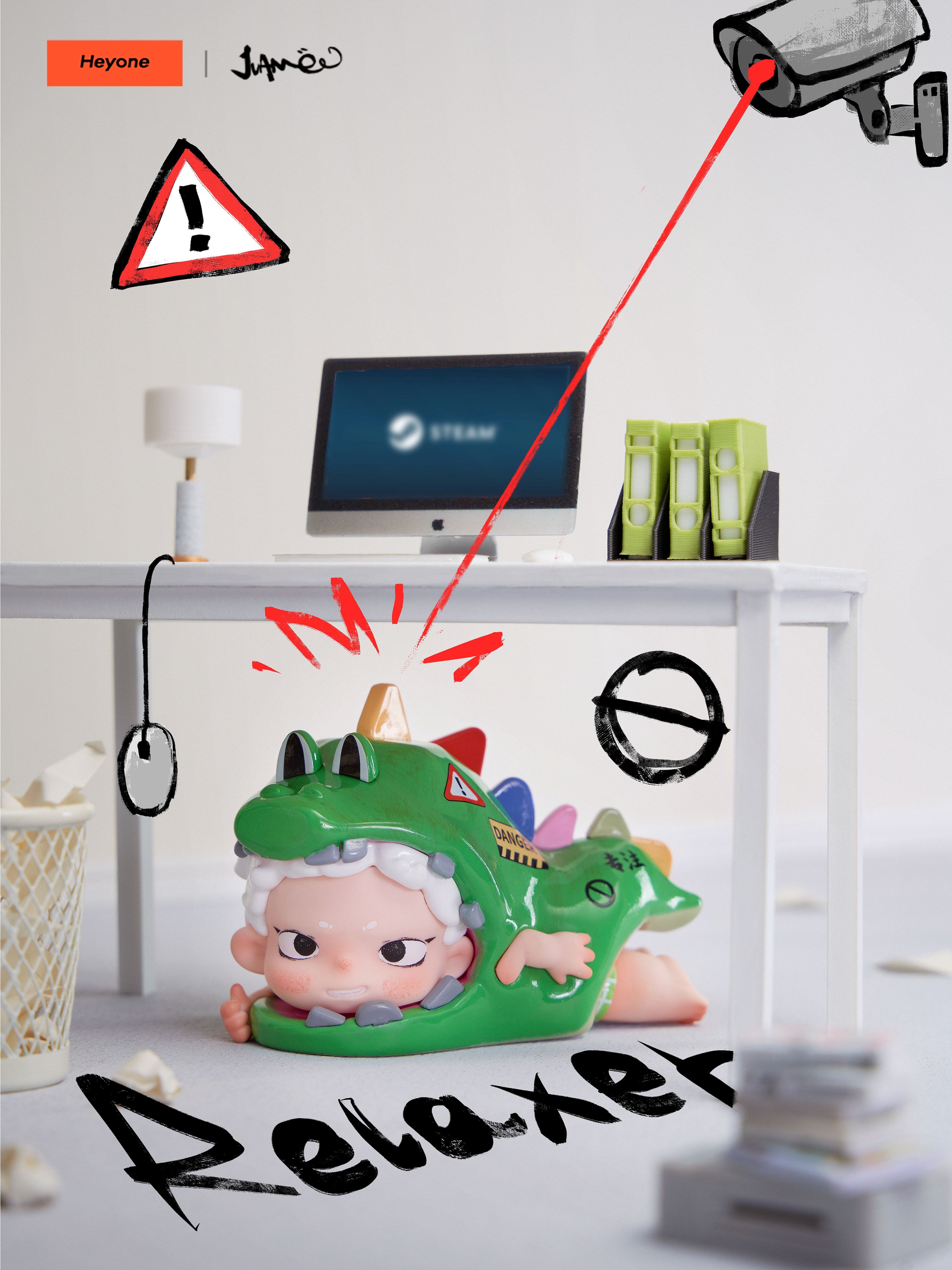 JUANJUAN-Crazy OFFICE: A Guide to the Breaking Point 쥬안쥬안-크레이지 오피스: 어 가이드 투 더 브레이킹 포인트 시리즈 랜덤 피규어 (낱개)6개 구매시 풀박스 배송
