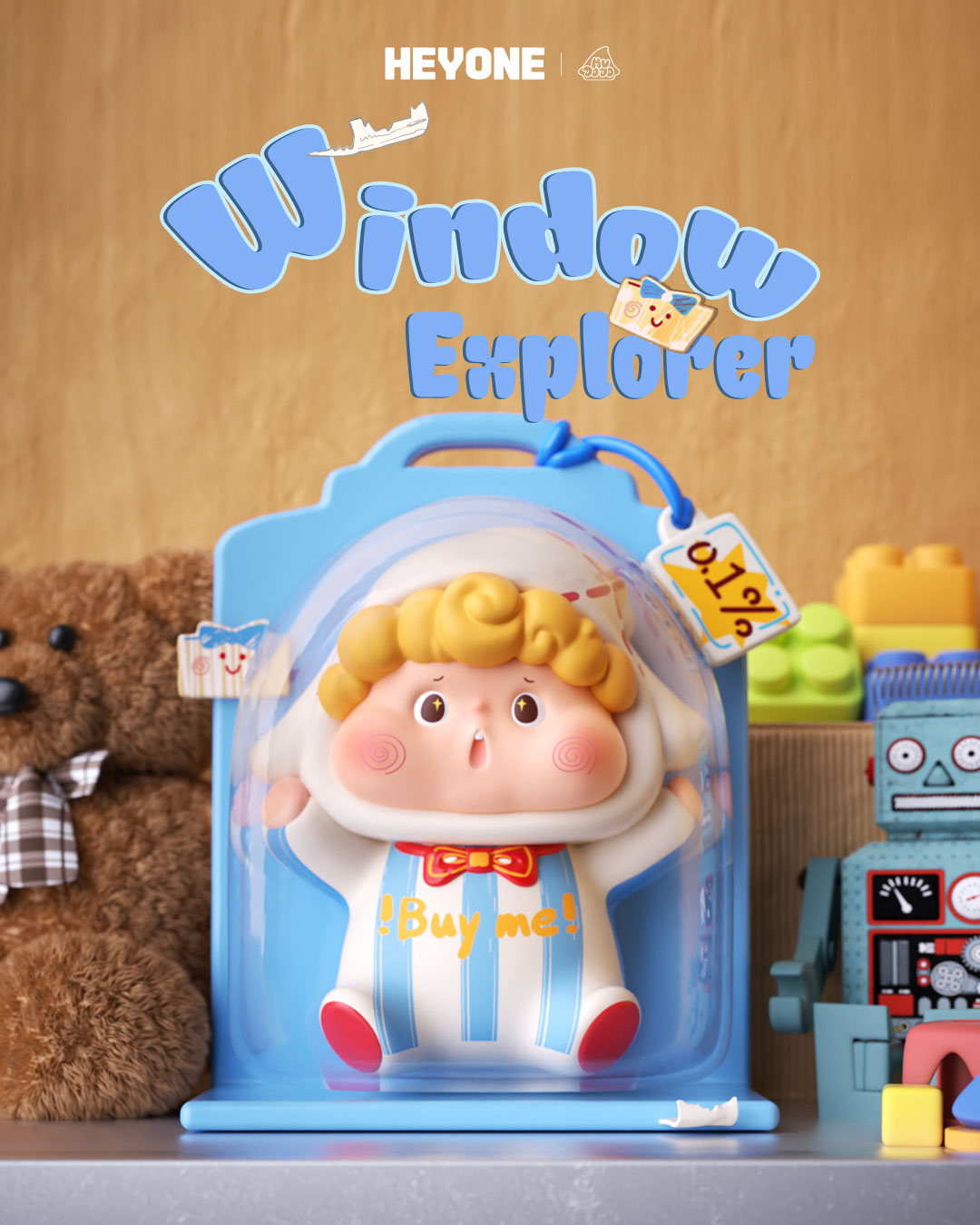 HUDODO—Toyscape Division  후도도-토이스케이프 디비전시리즈 랜덤 피규어(낱개)6개 구매시 풀박스 배송 【10월31일부터 순차배송】